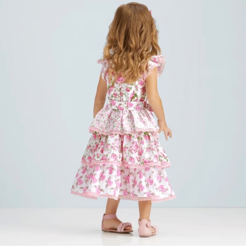 American Girl® x LoveShackFancy Garden‎ Party Dress for Girls | Size 6 | NO TIE - Picture 2 of 12